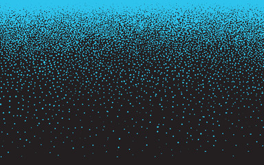 Rectangle gradient screen tone with blue neon dots 