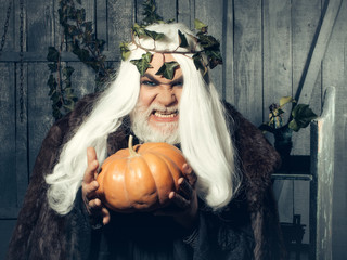 Wicked sorcerer with gourd