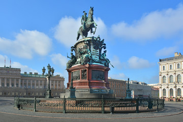 Monument to Nikolay I in Petersburg