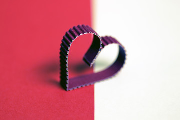 heart shape text happy retro