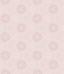 Seamless wall-paper with a gentle abstract pattern, beige