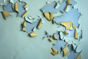 Obraz premium Old peeling paint texture