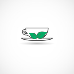 Tea cup symbol