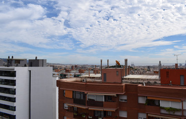 tejados, azoteas, terrados, edificios, vistas, paisajes, antenas, edificios