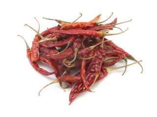 Fototapeta premium Dry Chili on isolate white background