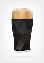Low Poly Glass of Beer