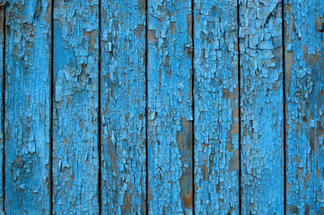 Fototapeta na wymiar Wooden wall texture with peeling paint