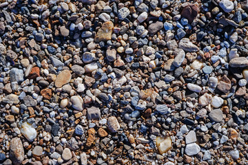 Gravel and sand texture for background