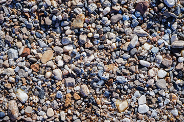 Gravel and sand texture for background