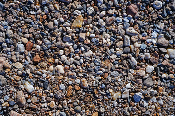 Gravel and sand texture for background