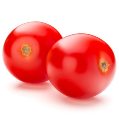 fresh cherry tomato isolated on white background cutout