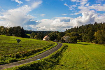 Fototapeta na wymiar Countryside in South Bohemia