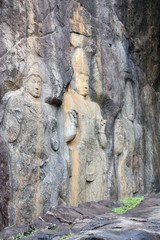 Fototapeta na wymiar Buduruwagala Buddha Sri Lanka