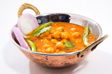 Spicy Indian dish called Chana Masala