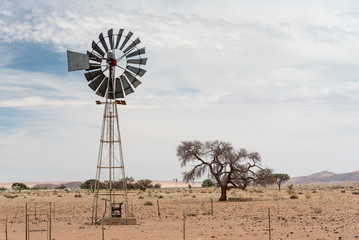 Windrad zur Wasserförderung, Namibia