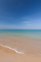 Wave and blue sky at Andaman sea,thailand