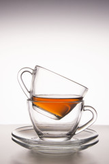 two cups of tea
