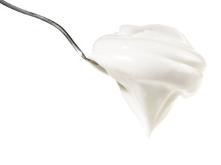 Eischnee auf einem Löffel