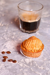 cup of coffee and cake