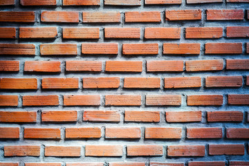 red brick wall background or texture