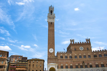 Obraz premium Piazza del Campo in Siena, Italy.