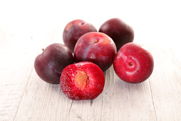 fresh plum