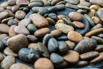 Sea stones background