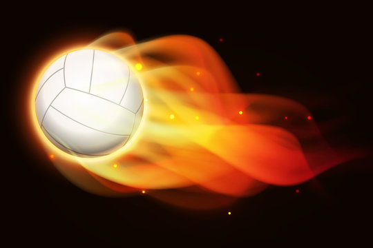 Fire volleyball
