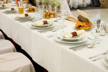 wedding table set