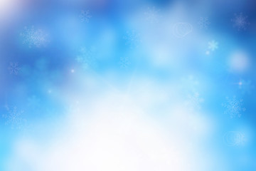 Fototapeta na wymiar Blue abstract background blur.Holiday wallpaper.
