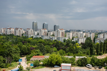  Bucharest seen from balcony