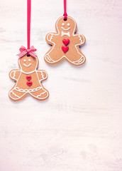 Hanging Gingerbread cookies