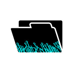 Fototapeta premium imaginative folder icon