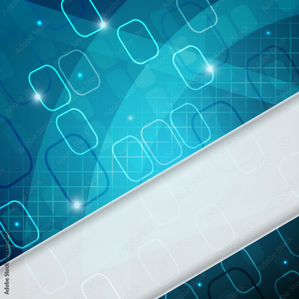 Poster abstract vector background with a rectangular pattern.
