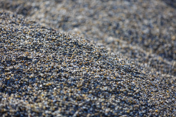 pile of sand grains ready for construction