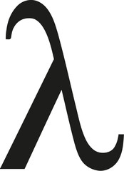 Greek lambda sign - obrazy, fototapety, plakaty