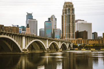 Bridge to Downtown Minneapolis