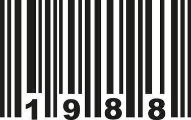Barcode 1988 - obrazy, fototapety, plakaty