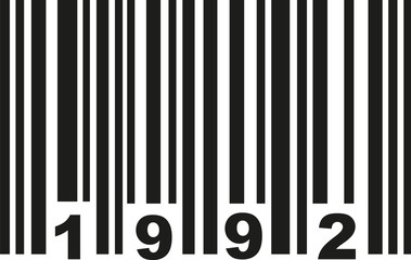 Barcode 1992 - obrazy, fototapety, plakaty