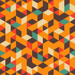 Seamless Pattern of geometric shapes

