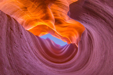 Obraz premium Antelope Canyon sky view