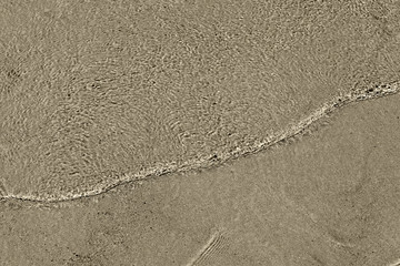 wet beach scenery