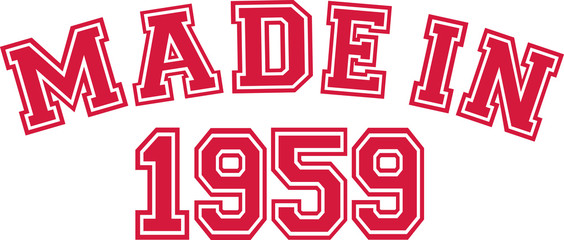 Made in 1959