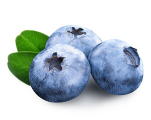 Obraz premium Blueberry isolated on white