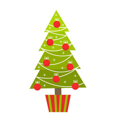 Christmas tree vector
