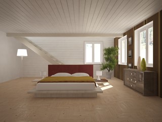 White bedroom