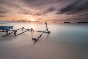 sunset and sunrise
