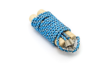 Jump Rope with isolate background.
