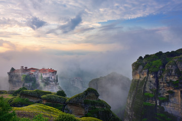 Naklejka premium Meteora monasteries. Greece