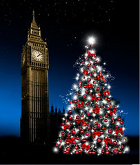 Weihnachtsbaum in London